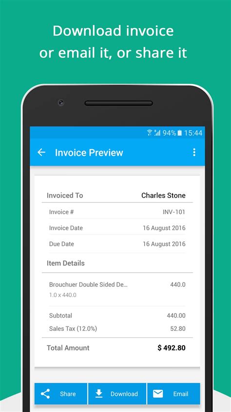 invoice maker android app